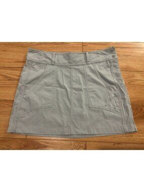 Merrell Select Wick Tennis Golf Skirt Womens Size 8 (32) Gray Nylon Sporty EEUC